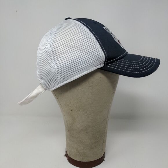 RMEF Rocky Mountain Elk Foundation Slideback Hat Blue OSFM Embroidered Logo - Picture 6 of 11